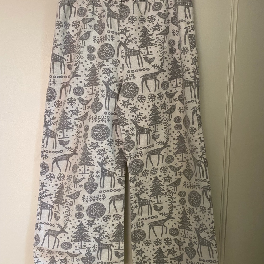 Garnet Hill kids Christmas pajama pants size 4